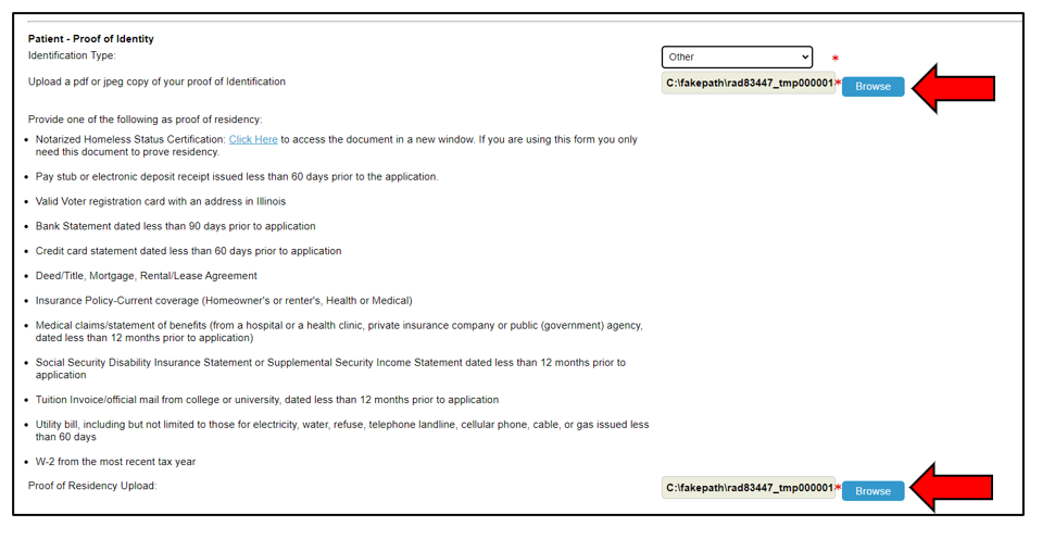 notarized proof of identity form