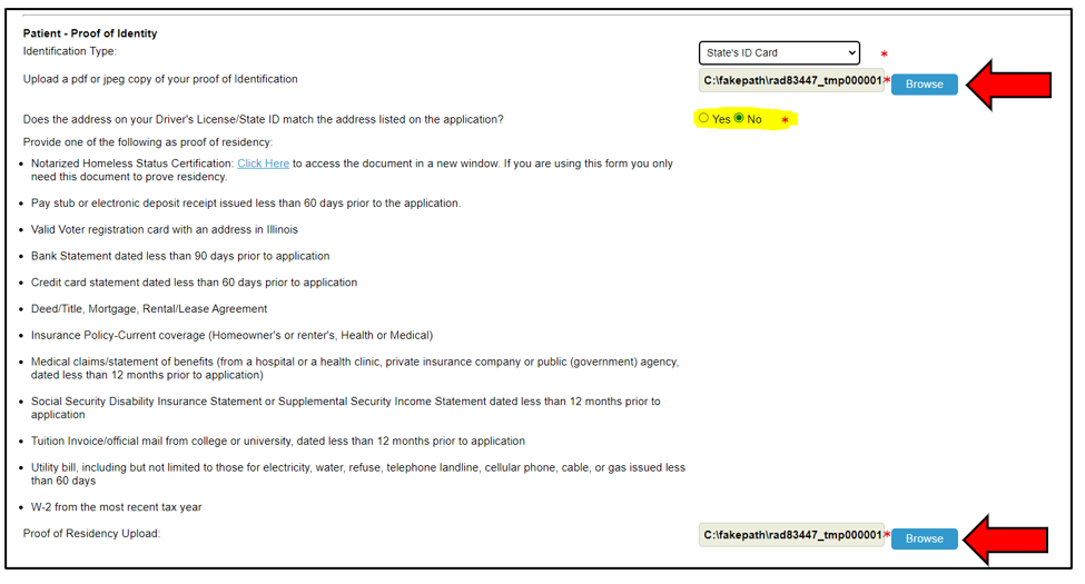 Qualifying Patient Renewal Instructions   MCPP ApplicationIdentityProofStateID 